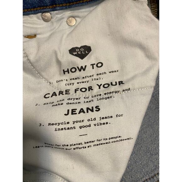 Madewell The Perfect Vintage Wide-Leg Jean in the harvey wash comfort stretch 27 - Picture 10 of 10